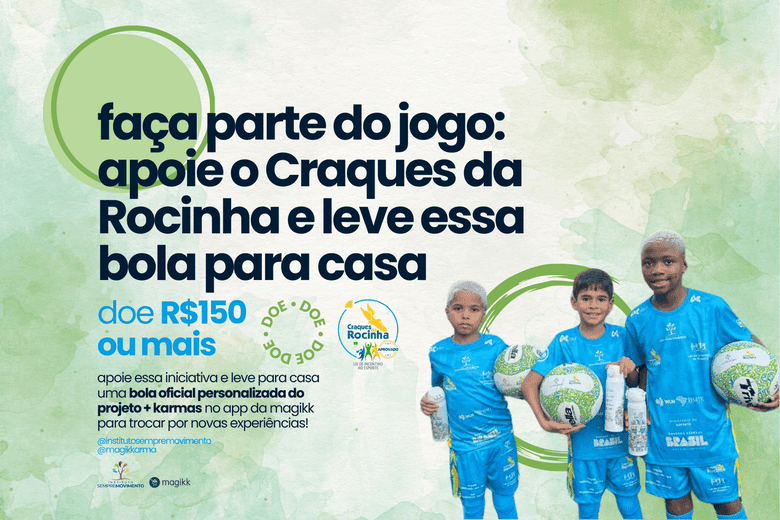 Bola de Futebol - Craques de Rocinnha